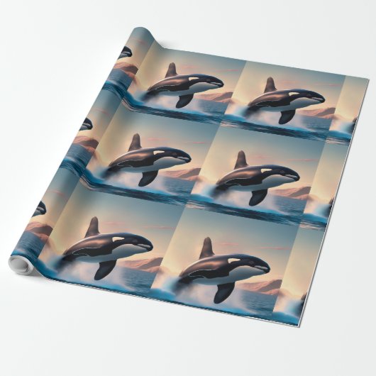 Orca Geschenkpapier (Ungerollt)