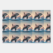 Orca Geschenkpapier Set (Vorderseite 2)