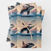 Orca Geschenkpapier Set (Beispiel)