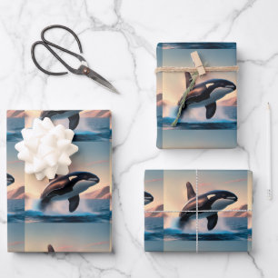 Orca Geschenkpapier Set