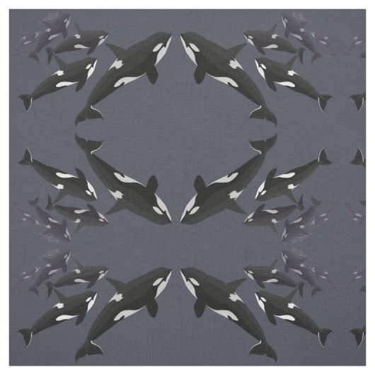 Orca-Gewebe-Mörder-personalisiertes Stoff (Muster)