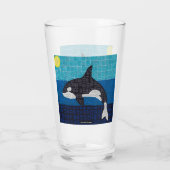 Orca - Glasbecher Glas (Rückseite)