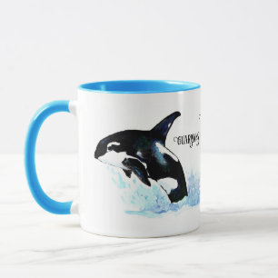 Orca Guardians of the Oceans Wasserfarbe Tasse