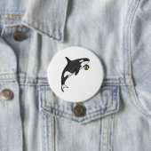 Orca Handball Spieler Handball Button (Beispiel)