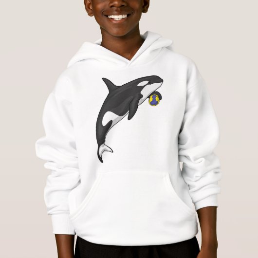 Orca Handball Spieler Handball Hoodie (Vorderseite)