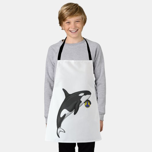Orca Handball Spieler Handball Schürze (Getragen)