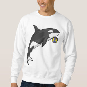 Orca Handball Spieler Handball Sweatshirt