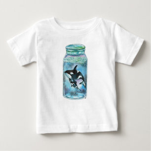 Orca im Jar Baby T-shirt