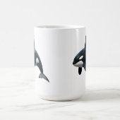 Orca in Motion Kaffeetasse (Mittel)
