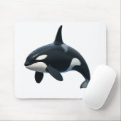 Orca in Motion Mousepad (Mit Mouse)