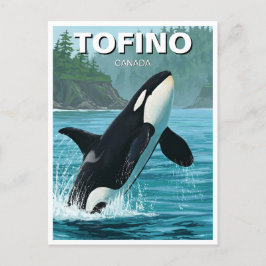 Orca in Tofino Kanada Reisen Postkarte