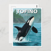 Orca in Tofino Kanada Reisen Postkarte (Vorne/Hinten)