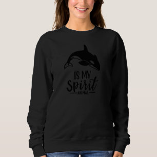Orca ist mein Geist Tier I Whale I Orca Pul Hoodie