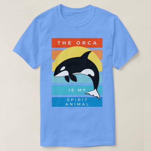 Orca ist mein Geistertier 1 T-Shirt (Design vorne)