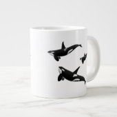 Orca Jumbo-Tasse (Vorderseite Rechts)