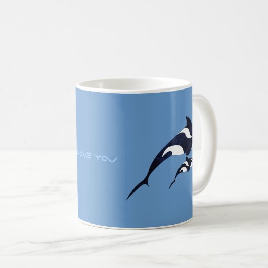 Orca Kaffeetasse (VorderseiteRechts)