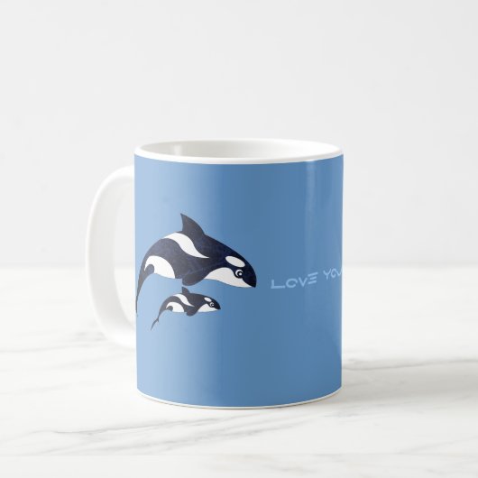 Orca Kaffeetasse (Vorderseite Links)