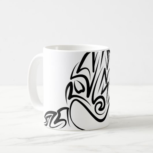 Orca Kaffeetasse (Vorderseite Links)