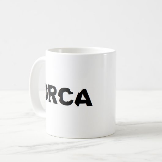 Orca Kaffeetasse (Vorderseite Links)
