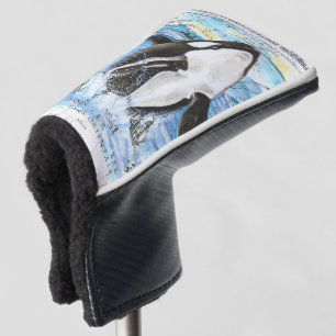 Orca-Karte der alten Gewässer durchbrechen Golf Headcover