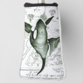 Orca-Karte Grün Golf Headcover (Rotieren 90)