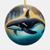 Orca Keramik Ornament (Vorne)