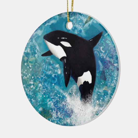 Orca Keramikornament (Links)