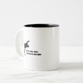 Orca - Killer Wal - Tiersonden - Funny Animal Zweifarbige Tasse (Vorderseite Links)