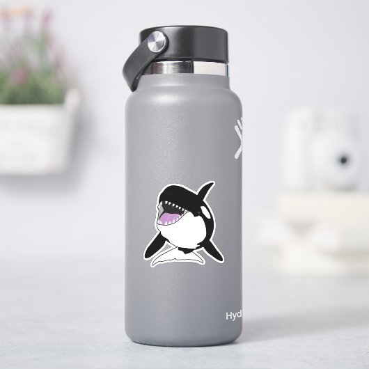 Orca Killer Whale Aufkleber (HydroFlask)