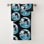 Orca Killer Whale Badhandtuch Set (Insitu)