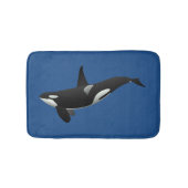 Orca Killer Whale Bath Mat Badematte (Vorderseite)