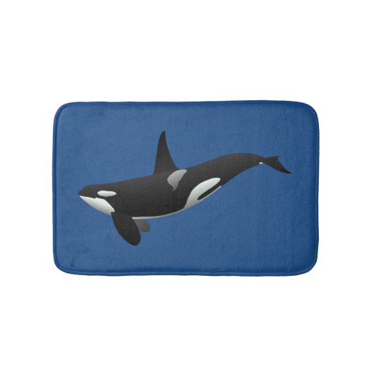 Orca Killer Whale Bath Mat Badematte (Vorderseite)