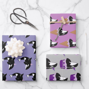 Orca Killer Whale Birthday Geschenkpapier Set