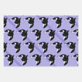 Orca Killer Whale Birthday Geschenkpapier Set (Vorderseite)