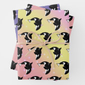 Orca Killer Whale Birthday Geschenkpapier Set (Beispiel)