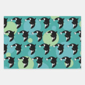 Orca Killer Whale Birthday Geschenkpapier Set (Vorderseite)