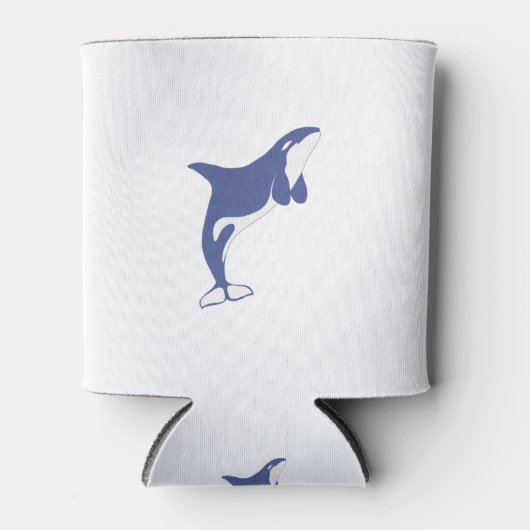Orca - Killer Whale - Blau - Hübsches Tier Dosenkühler (Vorderseite)
