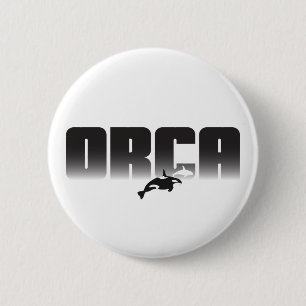 Orca Killer Whale Button
