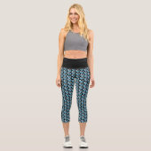 Orca Killer Whale Capri Leggings (Vorderseite)