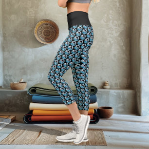 Orca Killer Whale Capri Leggings