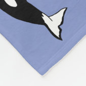 Orca Killer Whale Fleecedecke (Ecke)