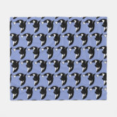 Orca Killer Whale Fleecedecke (Vorderseite (Horizontal))