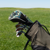 Orca Killer Whale Floral Whimsical Nautical Beach Golf Headcover (In SItu)