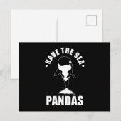 Orca Killer Whale Funny Sprichwort Postkarte (Vorne/Hinten)