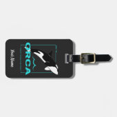 Orca Killer Whale für ein Mädchen, das nur Orcas L Gepäckanhänger (Vorderseite horizontal)