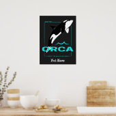 Orca Killer Whale für ein Mädchen, das nur Orcas L Poster (Küche)