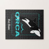 Orca Killer Whale für ein Mädchen, das nur Orcas L Puzzle (Horizontal)