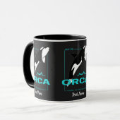 Orca Killer Whale für ein Mädchen, das nur Orcas L Tasse (Vorderseite Links)