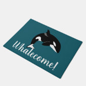 Orca Killer Whale Fußmatte (Schrägansicht)