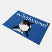 Orca Killer Whale Fußmatte (Schrägansicht)